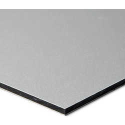 Etalbond OEM Τουρκίας 4mm 0.30mm μεταλλικό σκούρο γκρι - χρώμα 150Χ320