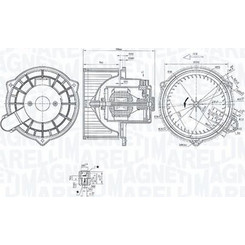 Magneti Marelli 069412367010 - ΒΕΝΤΙΛΑΤΕΡ ΕΣΩΤ.ΧΩΡΟΥ HYUNDAI ACCENT IILC -2005. GETZ TB 2002-2009
