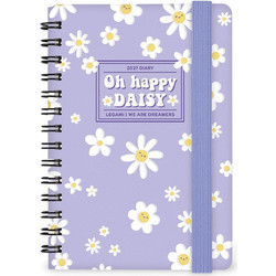 LEGAMI AG2712137 12-MONTH DIARY 2027 - DAISY - LILAC - SMALL - WEEKLY SPIRAL
