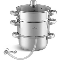 Edenberg Αποχυμωτής Ατμού 22 cm από Ανοξείδωτο Ατσάλι 5L, EB-8911 - Edenberg