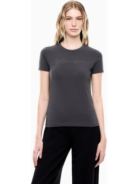 EA7 ARMANI T-SHIRT ΜΠΛΟΥΖΑ ΓΥΝΑΙΚΕΙΑ - ΑΝΘΡΑΚΙ - 7W001399AF14880