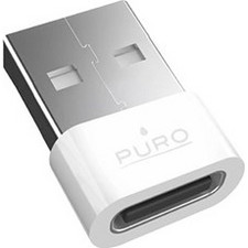 Puro USB-C to USB-A Adapter White