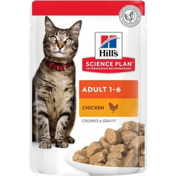 Hill's Science Plan Adult 1-6 with Chicken in Gravy 85gr