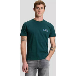 Lee(R) ανδρικό T-shirt Regular Fit Varsity - 112386339 Πράσινο Σκούρο