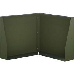 Τοίχος Στήριξης 50 x 50 x 30 εκ Ατσάλι Λαδί 8015205