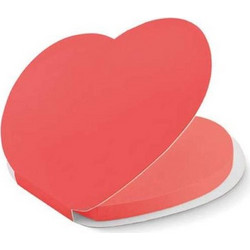 Μπλοκάκι με αυτοκόλλητα χαρτάκια Sticky Heart