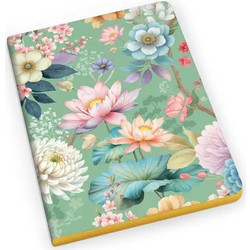 Σημειωματάριο Kartos 10,5x14,8 χρυσοτυπία Sakura Dreams