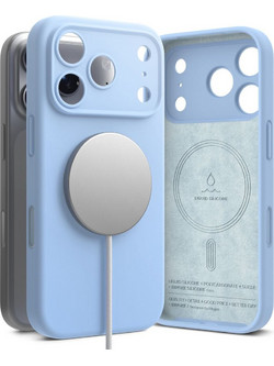 Ringke Silicone Magnetic MagSafe Θήκη Light Blue (iPhone 18 Pro)