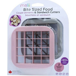 Sandwich Cutters Pink/Grey 2 τεμ, Melii
