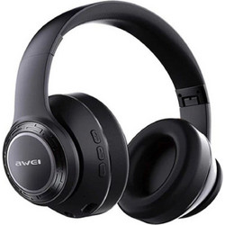 Awei A300BL Ασύρματα Bluetooth Ακουστικά Over Ear Μαύρα