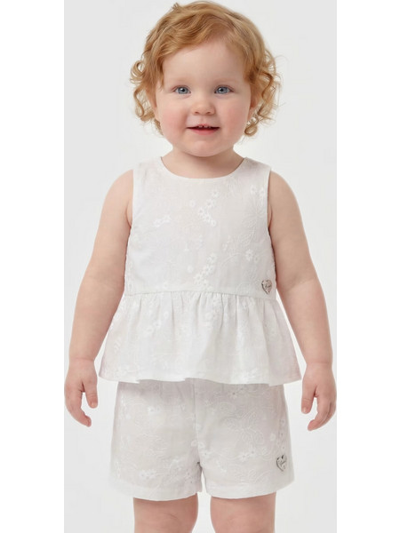 Guess Βρεφικό Σετ Top Και Σορτς Κορίτσι (A6GG06WH710-G011)