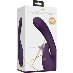 Vive Rabbit Miki Tapping Mode Διπλός Δονητής Μωβ