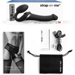 Adjustable Harness Strapon Multi Orgasm - Black