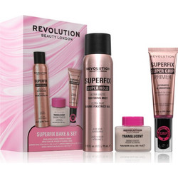 Revolution Superfix Bake Set σετ δώρου για το πρόσωπο 1 τμχ