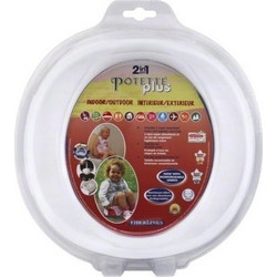 Potette Plus 2 in 1 Travel Potty & Trainer Seat Λευκό/Γαλάζιο