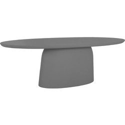 ΤΡΑΠΕΖΙ ΤΡΑΠΕΖΑΡΙΑΣ FIBER CEMENT ΟΒΑΛ BRECCAN HM6576.01 ΓΚΡΙ 200x100x75Υεκ. - B2bmarkt - HM6576.01
