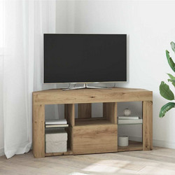 Γωνιακός LED Τηλεοπτικός Κάμπινγκ 100 x 40 x 50 cm Artisan Oak 889804