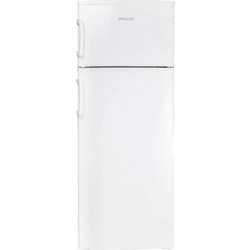 Davoline RF220ΝΕ Δίπορτο Ψυγείο 102lt Υ143xΠ54.5xΒ55.5cm Λευκό