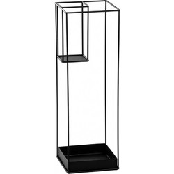 Umbrella Stand Semsiye-A - 008 Black Metal 20x20x61 cm