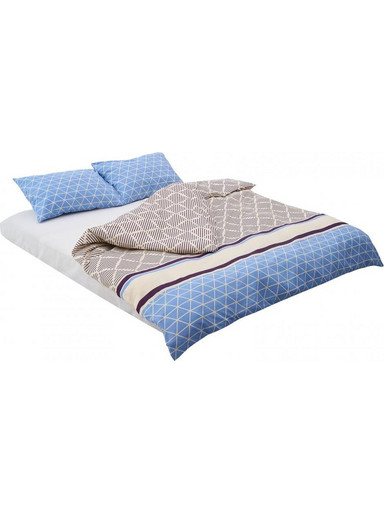 Heinner HR-4BED-132-RLY Σετ Παπλωματοθήκη Βαμβακερή 180x200cm Ημίδιπλη με Μαξιλαροθήκη & 1 Σεντόνι Roly