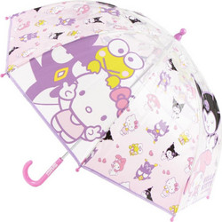Hello Kitty Χαρούμενοι Φίλοι Παιδική Διάφανη Ομπρέλα Διαμέτρου 71 cm