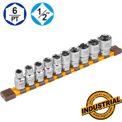 INGCO Καρυδάκια 1/2" Σετ 10 τεμ.HKTS12103