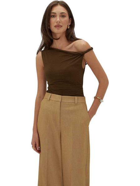 JOSH V W VELIA TOPS - JV-2609-110-BROWN