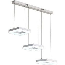 Powertech HLL-0102 Φωτιστικό Οροφής LED, 35W, 4000K, 70x120cm, Λευκό