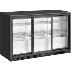 Karni YRI-36 Ψυγείο back bar τριπλό με συρόμενες πόρτες 308Lt 1350x530x865mm (Εξουσιοδοτημένο Service)