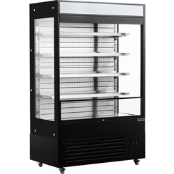 Ψυγείο Βιτρίνα Self-service μαύρη Karni ARIA-22520 με 5επίπεδα χωρητικότητα 520Lt 900x656x1900mm (Εξουσιοδοτημένο Service)