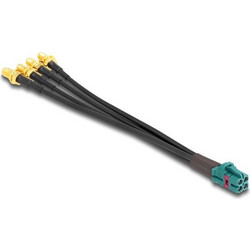 DELOCK καλώδιο Mini FAKRA Z θηλυκό (quad) σε 4 x SMA θηλυκό, Τύπος B, MPN 90127