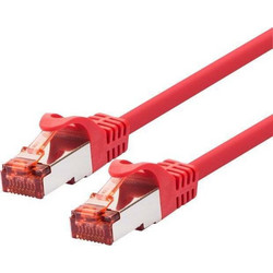 LOGON F/UTP Cat.6a Καλώδιο Δικτύου Ethernet 30m Red TCF66F300R