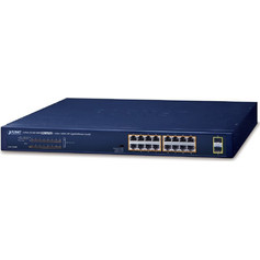 Planet GSW-1820HP Unmanaged L2 Switch με 16 Θύρες Ethernet 1000Mbps και 2 SFP θύρες