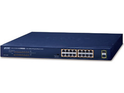Planet GSW-1820HP Unmanaged L2 Switch με 16 Θύρες Ethernet 1000Mbps και 2 SFP θύρες