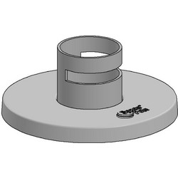 Ergonomic Solutions Φλάντζα Σωλήνα με Κάλυμμα