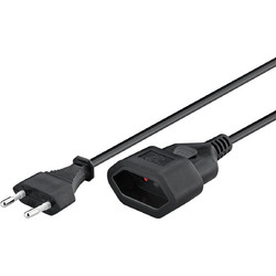 GOOBAY μπαλαντέζα προέκταση ρεύματος 50510, Europlug, 2x 0.75mm 5m, μαύρη