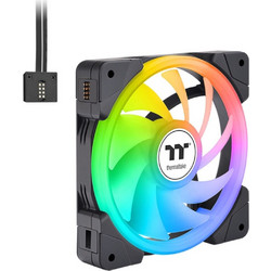 Thermaltake Swafan EX14 Case Fan 140mm RGB με Σύνδεση 3-Pin 4-Pin PWM 3τμχ Black
