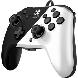 PDP Faceoff Deluxe+ Audio Wired Controller Switch Black White