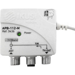 Τροφοδοτικό Κεραιών Ikusi δορυφορικό APB-112-M 12VDC