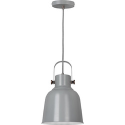 Activejet Aje-Loly Grey 1P Κρεμαστό Φωτιστικό Οροφής Μονόφωτο Γκρι