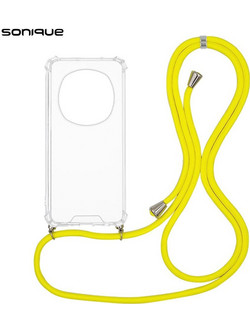 Sonique Armor Clear Θήκη (Honor Magic7 Pro 5G) με Κορδόνι Κίτρινο