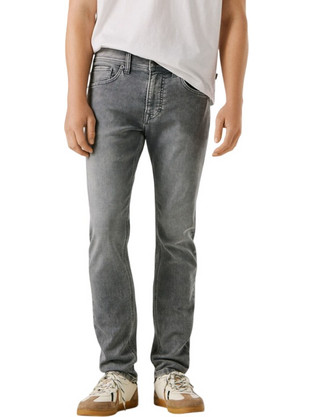Pepe Jeans Mid Rise Ανδρικό Τζιν Παντελόνι Dark Grey PM20738988UG-000