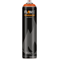 Flame Orange Σπρέι Βαφής Thick Black Ματ 600ml Fo 901