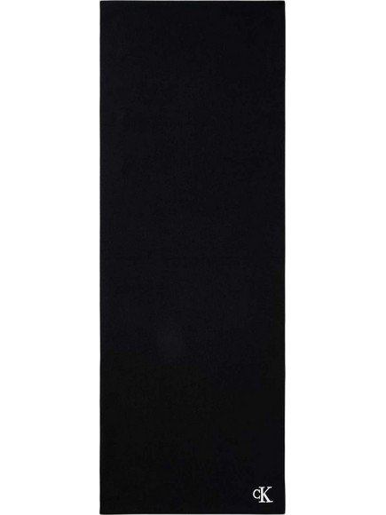 CALVIN KLEIN M 050-0045139 CK FINE RIB SCARF - LV04D8021G-UB1 BLACK