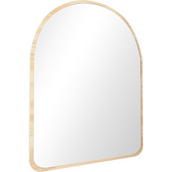 Καθρέπτης Selene pakoworld MDF σε φυσική απόχρωση 46x1.2x60 εκ