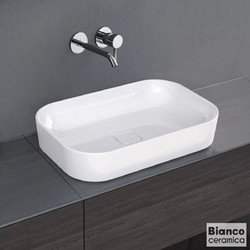 Bianco Centro Επικαθήμενος Νιπτήρας Μπάνιου Πορσελάνης 60x40cm Λευκός 514-34060-300