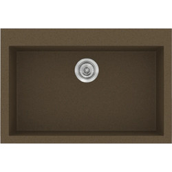 Sanitec Classic 338 Υποκαθήμενος Νεροχύτης Γρανίτη Ματ Granite Rust 70x50cm