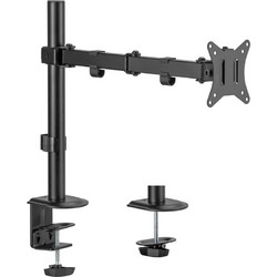 Maclean MC-753N LCD Monitor Desk Mount 17-32" 9kg VESA 75x75 100x100 Single Arm Extendable Adjustable MC-753N