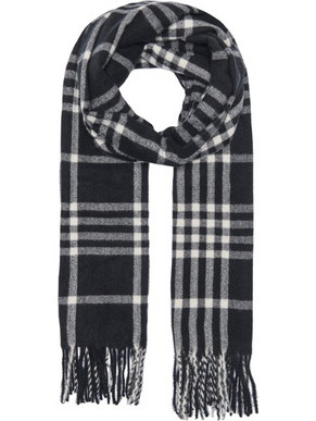 ONLMATHILDE CHECK FRINGE SCARF WOMEN ONLY