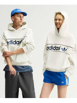 Adidas Originals Block Μπλούζα με Κουκούλα OWHITE LF3018